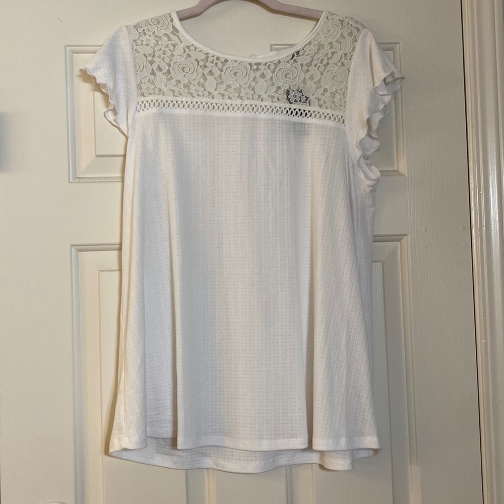 White Torrid Blouse